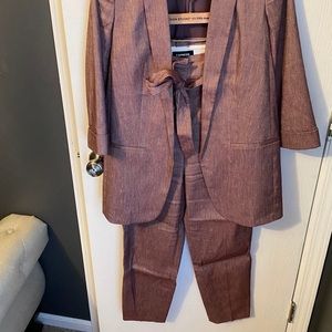 Express high waisted tie ankle pants